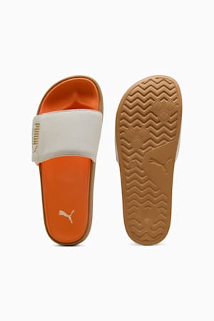 Leadcat 2.0 Palermo Foil Slides Unisex, Warm White-PUMA Gold-Gum, extralarge-GBR