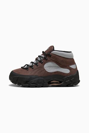 PUMA x SKEPTA Skope Mid Boot Unisex, Dark Chocolate-PUMA Silver, extralarge-GBR
