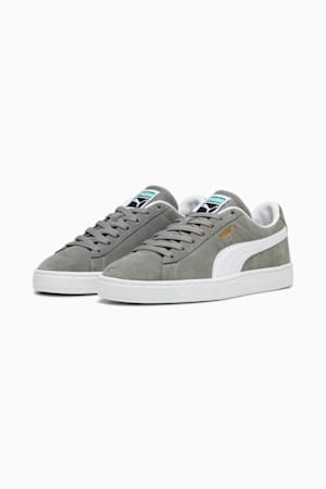 Suede Classic Sneakers Unisex, Cast Iron-PUMA White, extralarge-GBR