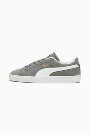 Suede Classic Sneakers Unisex, Cast Iron-PUMA White, extralarge-GBR