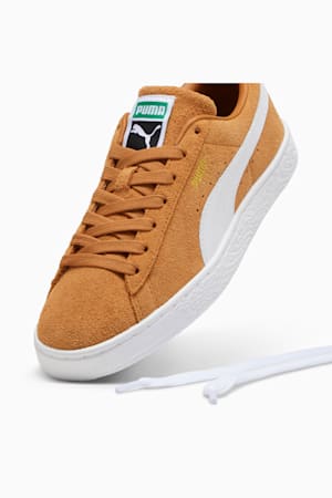 Suede Classic Sneakers Unisex, Caramel Latte-PUMA White, extralarge-GBR