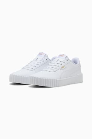 Carina 3.0 Sneakers Women, PUMA White-PUMA Gold, extralarge-GBR