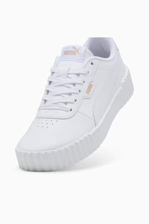 Carina 3.0 Sneakers Women, PUMA White-PUMA Gold, extralarge-GBR