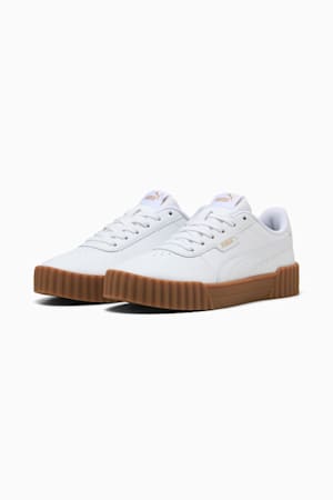 Carina 3.0 Sneakers Women, PUMA White-PUMA Gold-Gum, extralarge-GBR