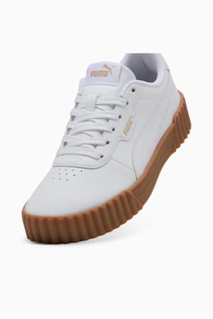Carina 3.0 Sneakers Women, PUMA White-PUMA Gold-Gum, extralarge-GBR