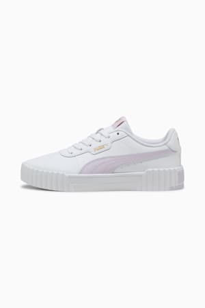 Carina 3.0 Sneakers Women, PUMA White-Lilac Frost-PUMA Gold, extralarge-GBR