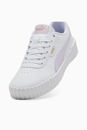 Carina 3.0 Sneakers Women, PUMA White-Lilac Frost-PUMA Gold, extralarge-GBR