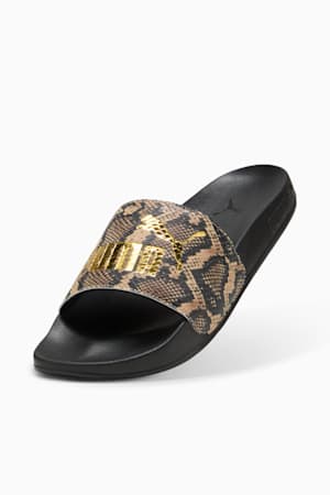 Leadcat 2.0 Snake Chic Slides Women, PUMA Black-Gold, extralarge-GBR