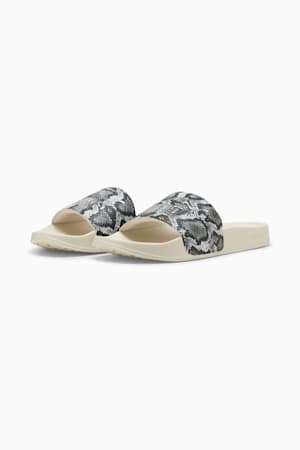 Leadcat 2.0 Snake Chic Slides Women, Alpine Snow-Puma Aged Silver, extralarge-GBR