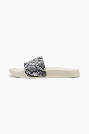 Leadcat 2.0 Snake Chic Slides Women, Alpine Snow-Puma Aged Silver, extralarge-GBR