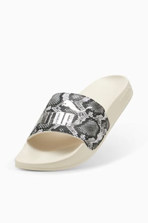 Leadcat 2.0 Snake Chic Slides Women, Alpine Snow-Puma Aged Silver, extralarge-GBR