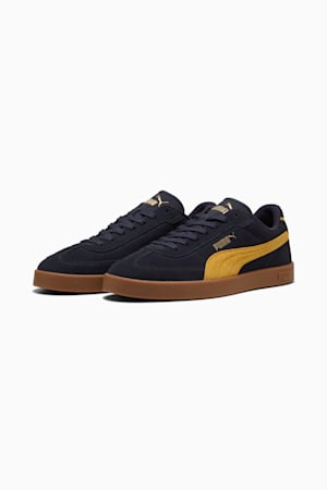 PUMA Club II Era Suede Sneakers Unisex, New Navy-Archive Gold-Gum, extralarge-GBR