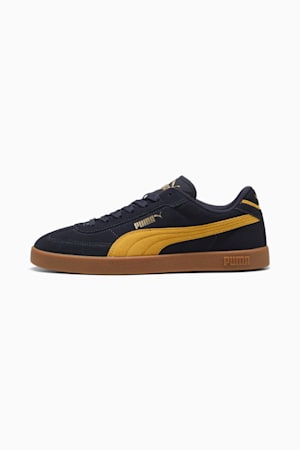 PUMA Club II Era Suede Sneakers Unisex, New Navy-Archive Gold-Gum, extralarge-GBR