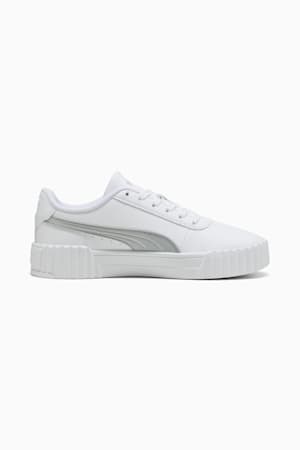 Carina 3.0 Aqua Metallics Sneakers Women, PUMA White-PUMA Silver, extralarge-GBR