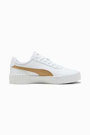 Carina 3.0 Aqua Metallics Sneakers Women, PUMA White-Light Sand-PUMA Gold, extralarge-GBR