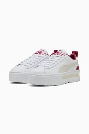 Mayze Lux Sneakers Women, PUMA White-Port, extralarge-GBR
