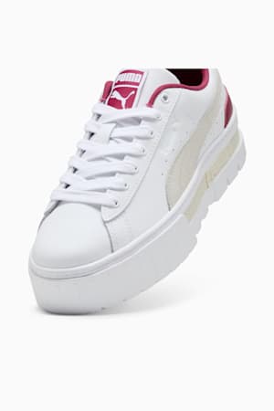 Mayze Lux Sneakers Women, PUMA White-Port, extralarge-GBR