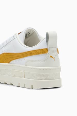 Mayze Lux Sneakers Women, PUMA White-Archive Gold, extralarge-GBR