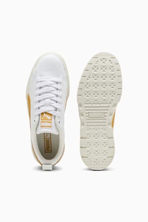 Mayze Lux Sneakers Women, PUMA White-Archive Gold, extralarge-GBR