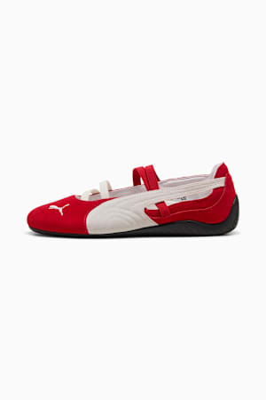 Speedcat Suede Ballet Shoes Women, For All Time Red-PUMA White-PUMA Black, extralarge-GBR
