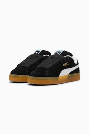 Suede XL Dark Risk Sneakers Unisex, PUMA Black-PUMA White, extralarge-GBR