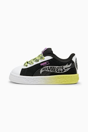 PUMA x HOT WHEELS™ Suede XL Sneakers Toddler, PUMA Black-PUMA White-Lemon Sherbert, extralarge-GBR