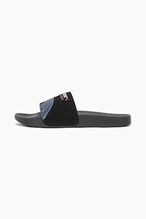 PUMA x DAVIDO Leadcat 2.0 Suede Slides Unisex, PUMA Black-Club Navy-Rose Gold, extralarge-GBR