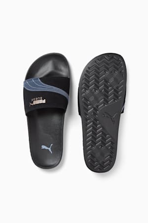 PUMA x DAVIDO Leadcat 2.0 Suede Slides Unisex, PUMA Black-Club Navy-Rose Gold, extralarge-GBR