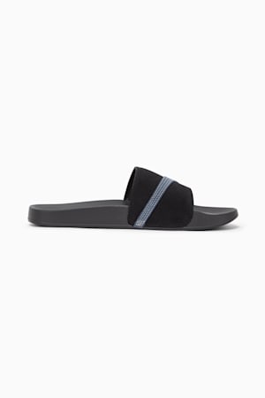 PUMA x DAVIDO Leadcat 2.0 Suede Slides Unisex, PUMA Black-Club Navy-Rose Gold, extralarge-GBR