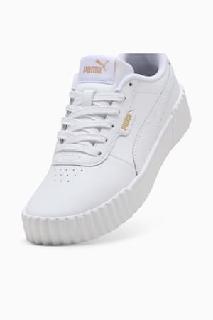 Carina 3.0 Sneakers Youth, PUMA White-PUMA Gold, extralarge-GBR