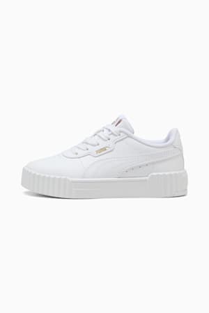 Carina 3.0 Sneakers Kids, PUMA White-PUMA Gold, extralarge-GBR