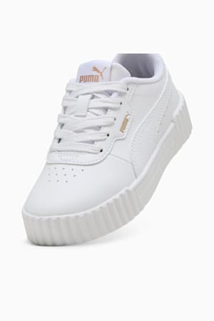 Carina 3.0 Sneakers Kids, PUMA White-PUMA Gold, extralarge-GBR
