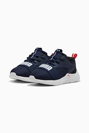 Soft Wired 2 Sneakers Toddler, PUMA Navy-PUMA Black-PUMA White-PUMA Red, extralarge-GBR