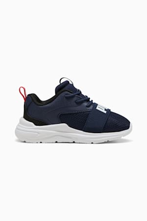Soft Wired 2 Sneakers Toddler, PUMA Navy-PUMA Black-PUMA White-PUMA Red, extralarge-GBR