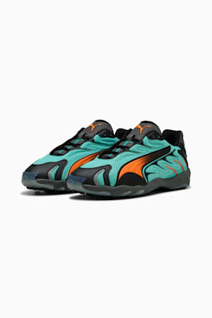 Inhale Sneakers Unisex, Aquatic-Orange Glo, extralarge-GBR