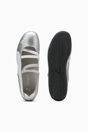 Speedcat Ballet Metallic Shoes Women, PUMA Silver-PUMA White, extralarge-GBR