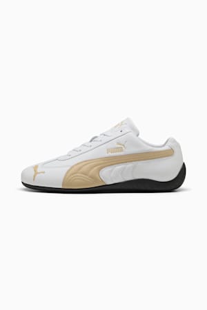Speedcat Leather Sneakers Unisex, PUMA White-Toasted Almond, extralarge-GBR