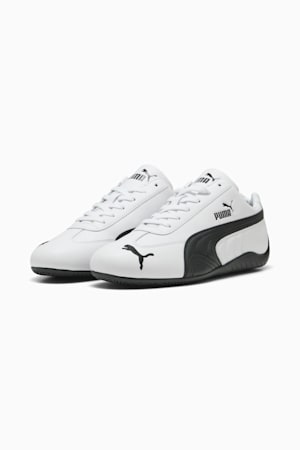 Speedcat Leather Sneakers Unisex, PUMA White-PUMA Black, extralarge-GBR