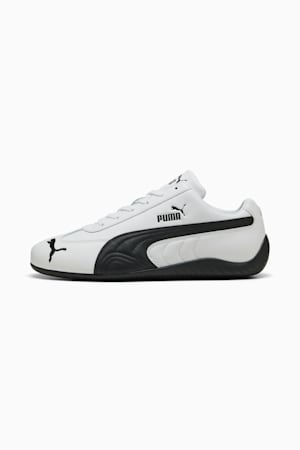 Speedcat Leather Sneakers Unisex, PUMA White-PUMA Black, extralarge-GBR