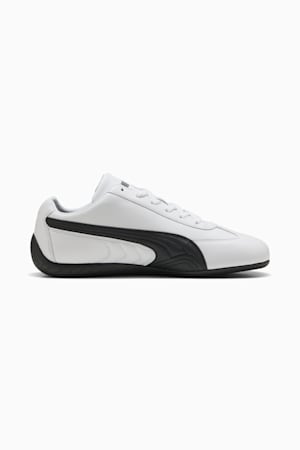 Speedcat Leather Sneakers Unisex, PUMA White-PUMA Black, extralarge-GBR