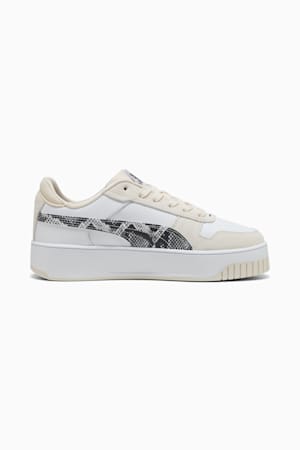 Carina Street Snake Chic Sneakers Women, PUMA White-PUMA Black-Alpine Snow, extralarge-GBR