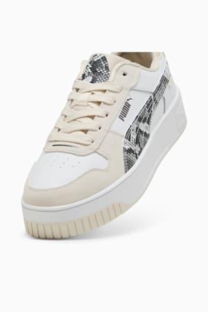 Carina Street Snake Chic Sneakers Women, PUMA White-PUMA Black-Alpine Snow, extralarge-GBR