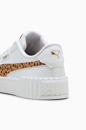 Carina 3.0 Animal Sneakers Youth, PUMA White-Light Sand-PUMA Gold, extralarge-GBR