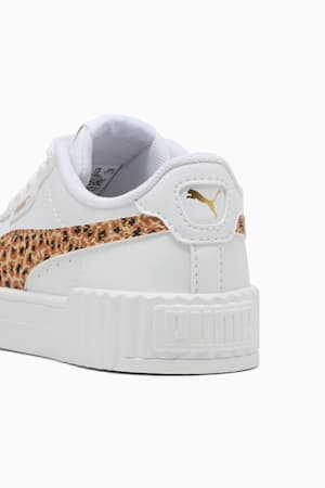 Carina 3.0 Animal Sneakers Kids, PUMA White-Light Sand-PUMA Gold, extralarge-GBR