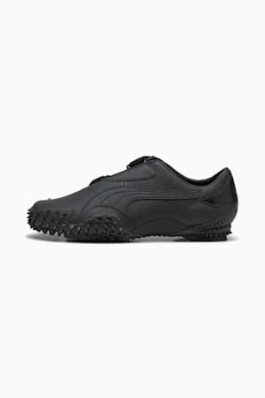 Mostro Leather Sneakers Unisex, PUMA Black, extralarge-GBR