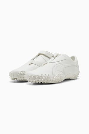 Mostro Leather Sneakers Unisex, Frosted Ivory, extralarge-GBR