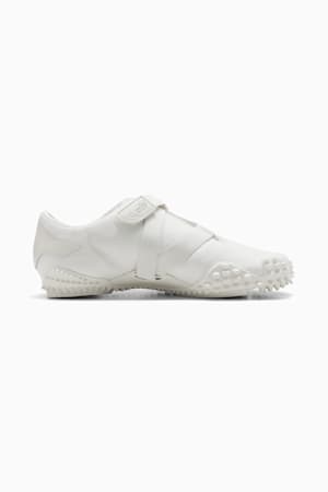 Mostro Leather Sneakers Unisex, Frosted Ivory, extralarge-GBR