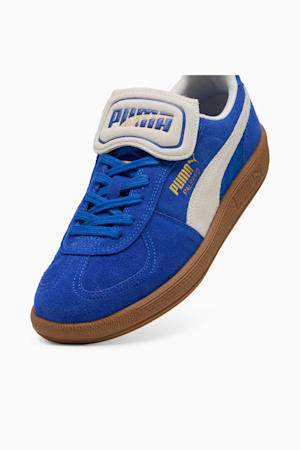Palermo PREMIUM Suede Sneakers Unisex, Vivid Blue-Warm White, extralarge-GBR