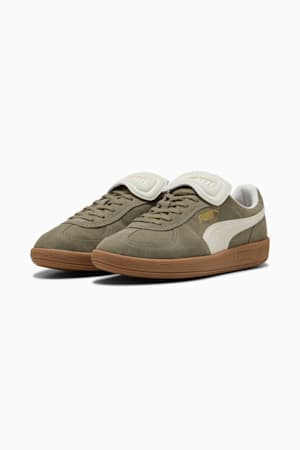 Palermo PREMIUM Suede Sneakers Unisex, Velvet Moss-Warm White, extralarge-GBR