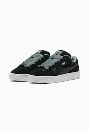 PUMA x HELLO KITTY AND FRIENDS Suede XL Sneakers Women, PUMA Black-Light Moss, extralarge-GBR